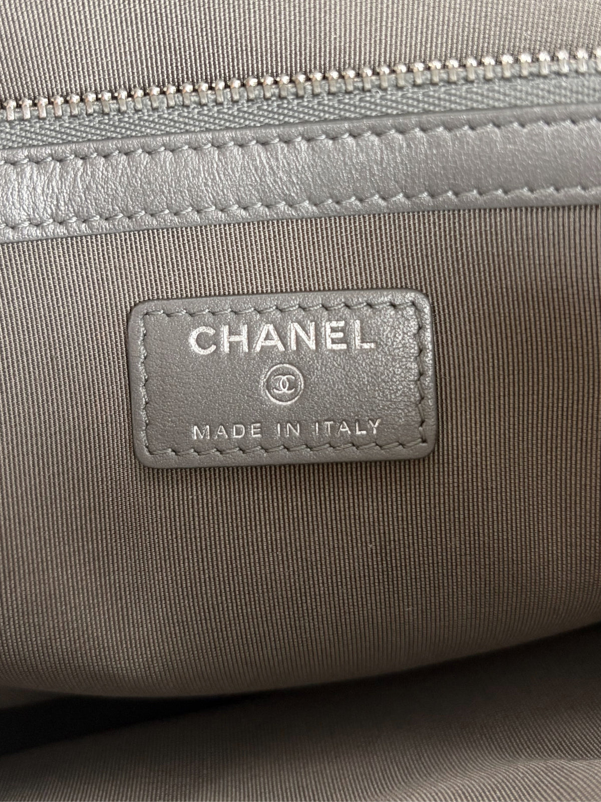 Chanel Medium O-Case interior label