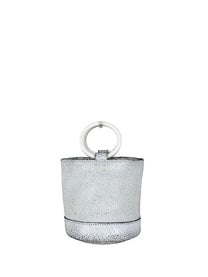 Simon Miller Bonsai 15 in white crackle leather
