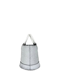 Simon Miller Bonsai 15 in white crackle leather