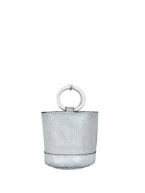 Simon Miller Bonsai 15 in white crackle leather