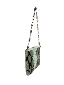 Vintage Gucci by Tom Ford Beaded Python Frame Bag