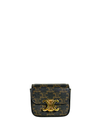 Celine Mini Triomphe Bag in Triomphe Canvas