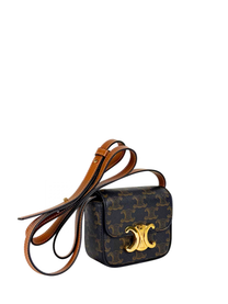 Celine Mini Triomphe Bag in Triomphe Canvas