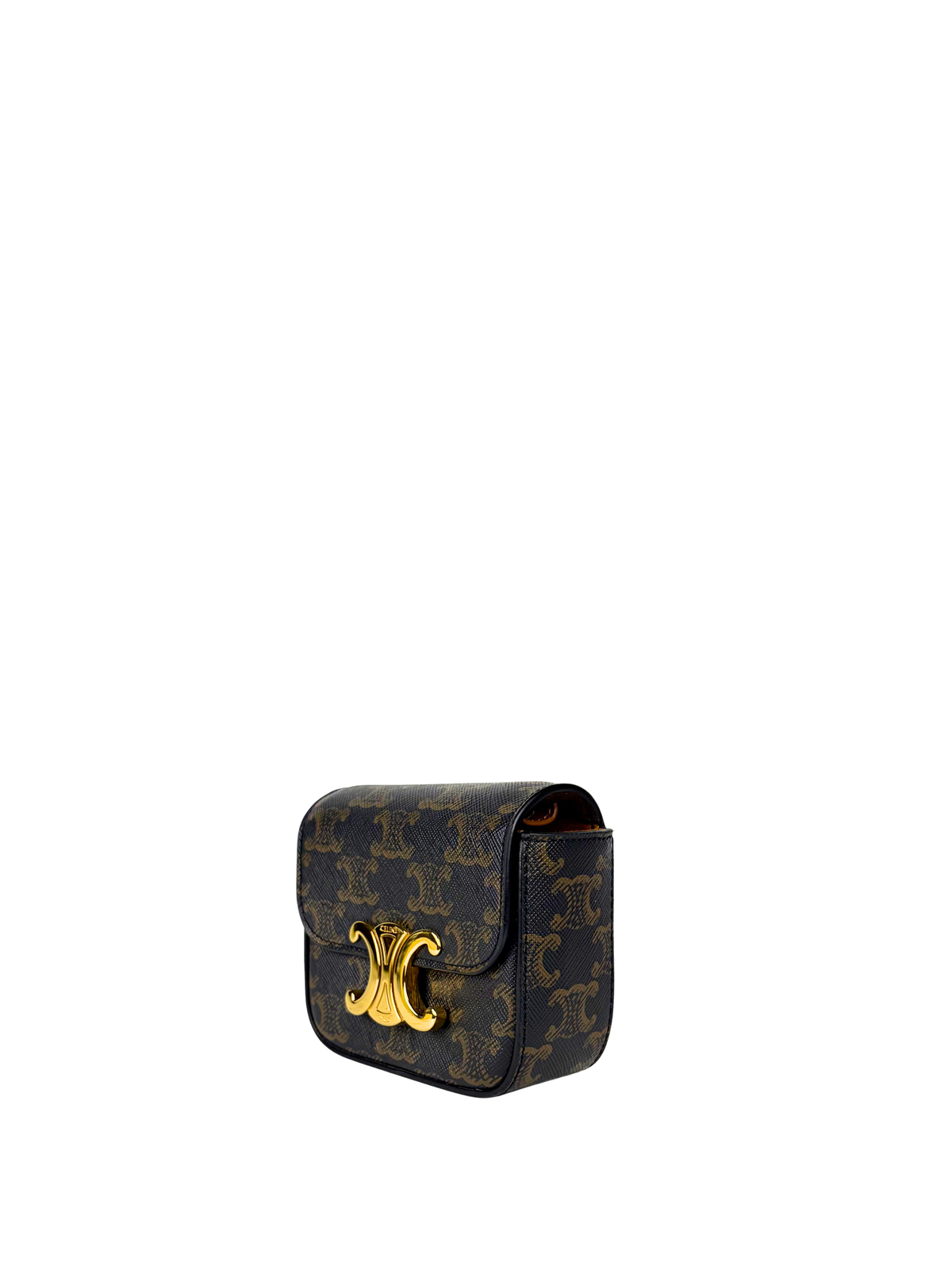 Celine Mini Triomphe Bag in Triomphe Canvas