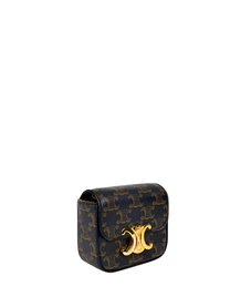 Celine Mini Triomphe Bag in Triomphe Canvas