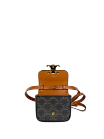 Celine Mini Triomphe Bag in Triomphe Canvas