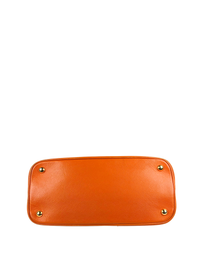 Prada Orange Saffiano Lux Promenade Bag
