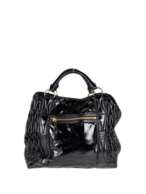 Miu Miu Patent Matelassé Tote