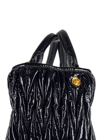 Miu Miu Patent Matelassé Tote