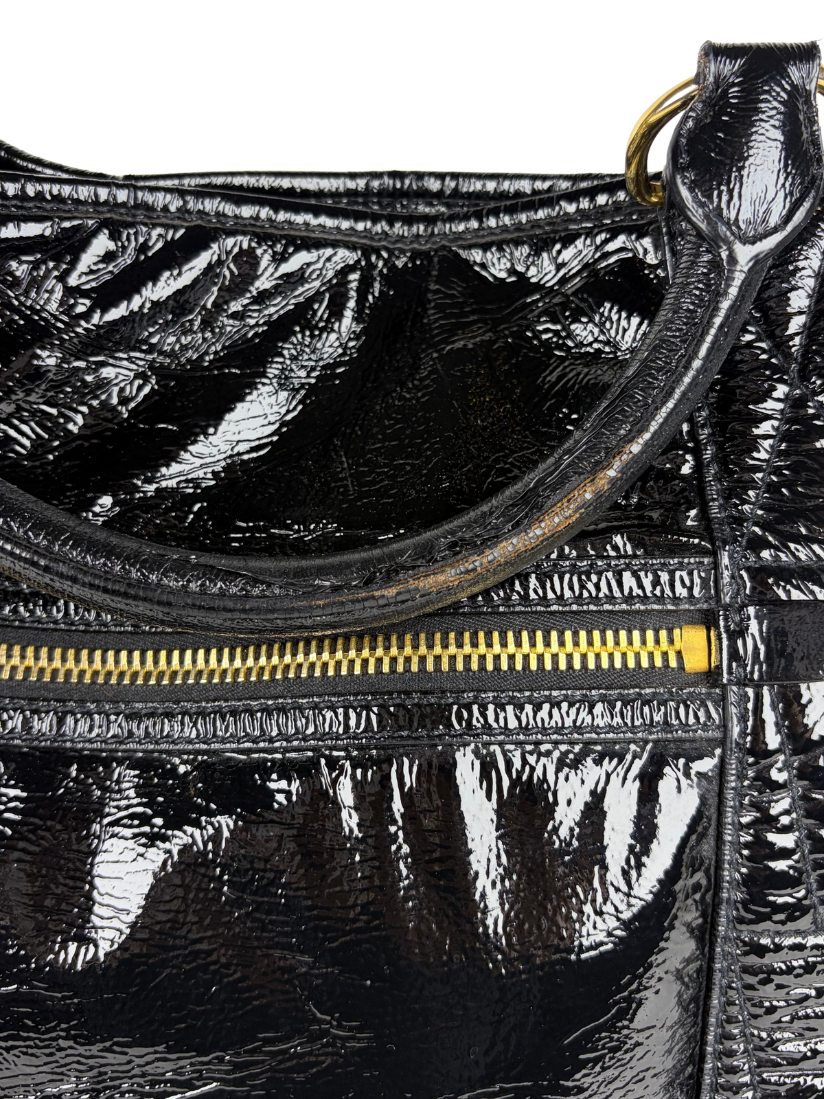 Miu Miu Patent Matelassé Tote