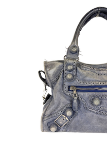 Balenciaga Giant Covered Brogues City Bag