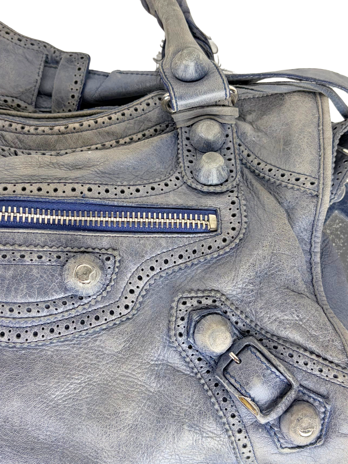Balenciaga Giant Covered Brogues City Bag
