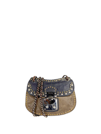 Miu Miu Nappa Borchie Studded Crossbody Bag