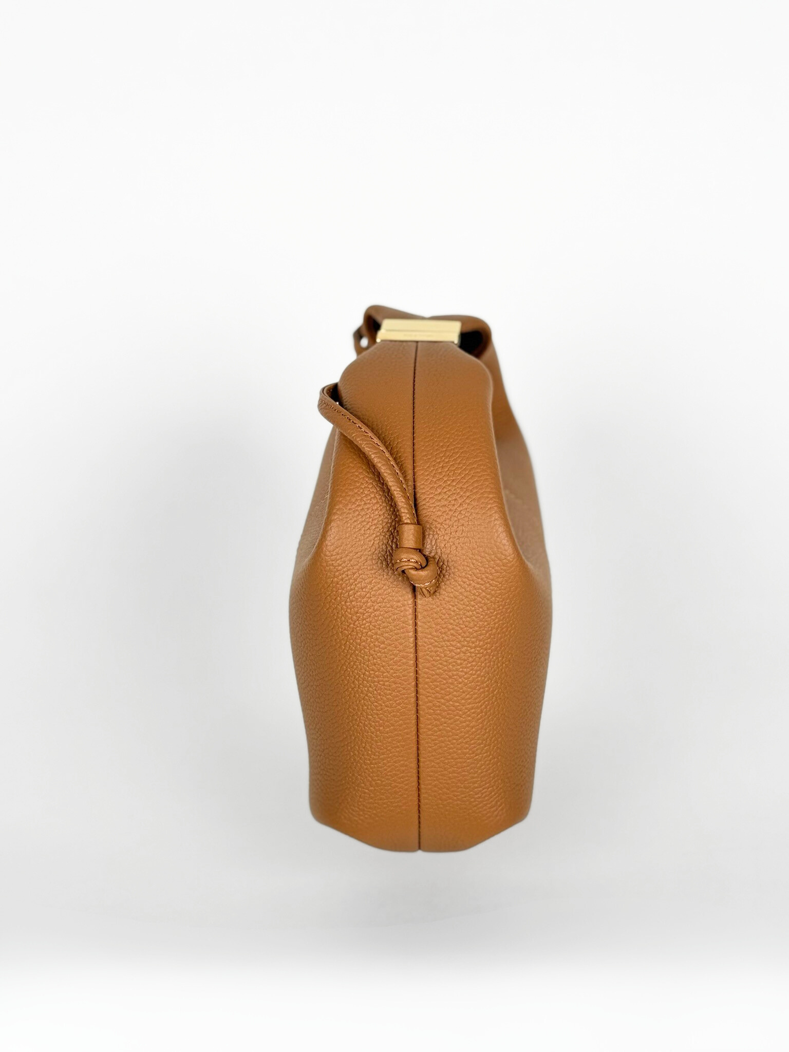 Polène Béri Leather Camel Bag