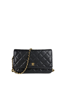 Chanel Classic Wallet on Chain Black Caviar Leather