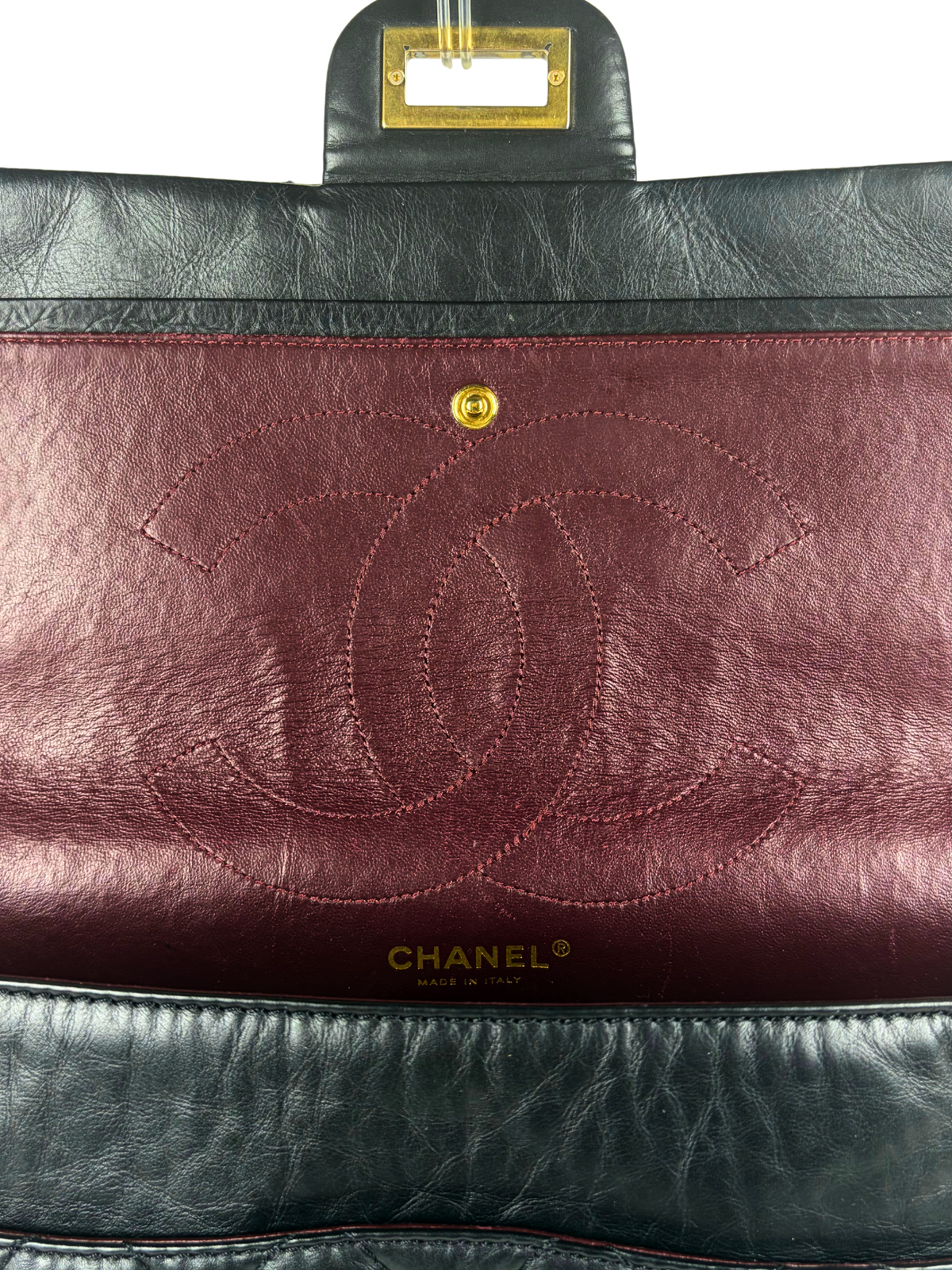 Chanel 2.55 Large Handbag in Aged Calfskin