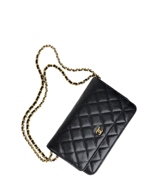 Chanel Classic Wallet on Chain Black Caviar Leather