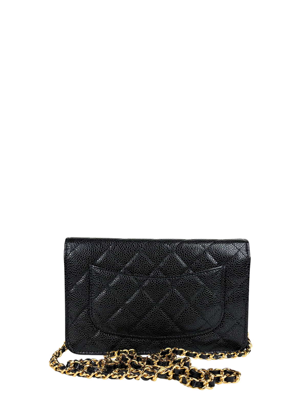 Chanel Classic Wallet on Chain Black Caviar Leather