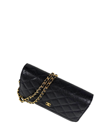 Chanel Classic Wallet on Chain Black Caviar Leather
