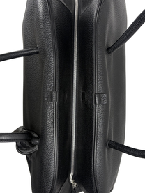 Jacquemus Le Grand Turismo Bag in Black Grained Leather
