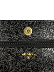 Chanel Classic Wallet on Chain Black Caviar Leather