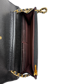 Chanel Classic Wallet on Chain Black Caviar Leather