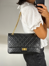 Chanel 2.55 Large Handbag in Aged Calfskin