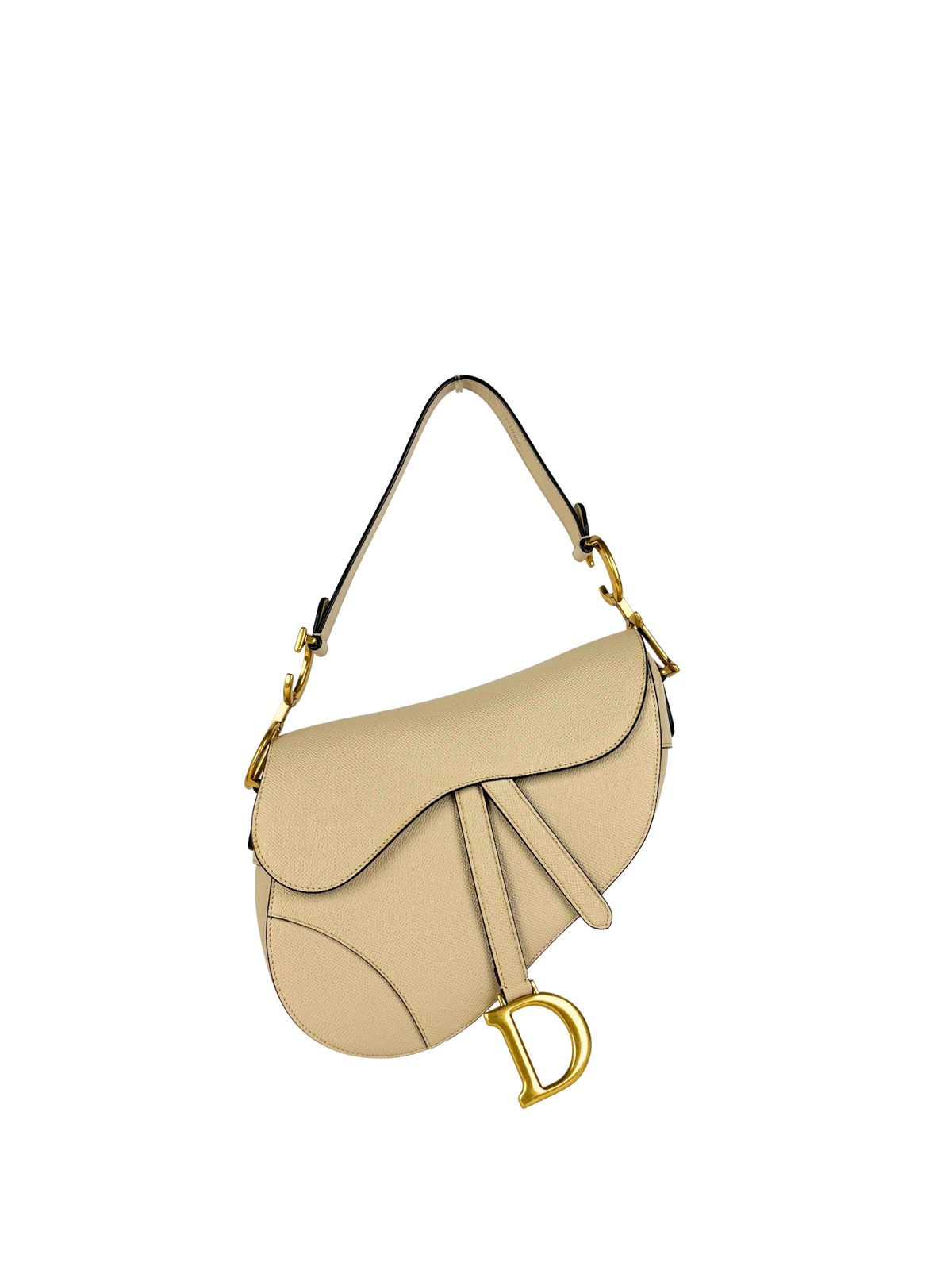 Dior Medium Saddle Bag in Biscuit
