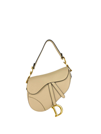 Dior Medium Saddle Bag in Biscuit