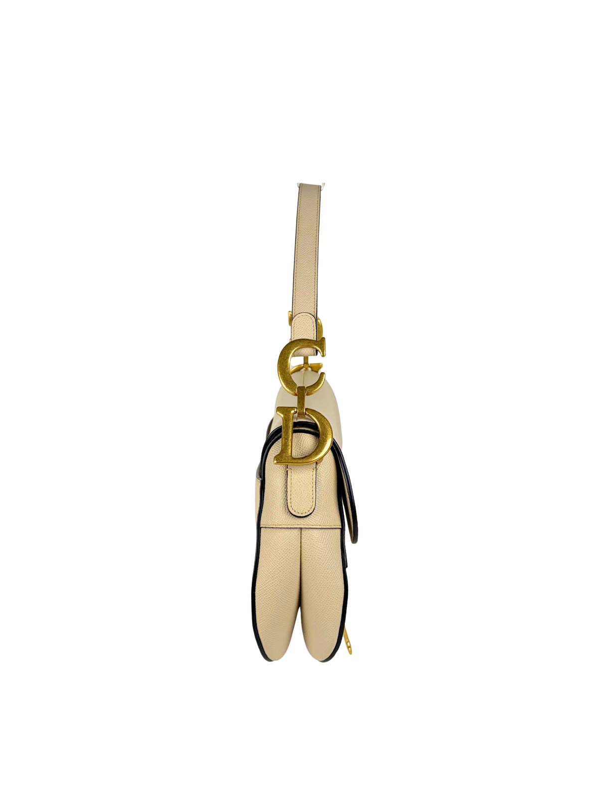 Dior Medium Saddle Bag in Biscuit
