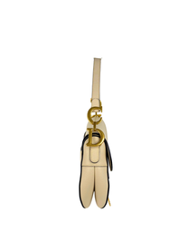 Dior Medium Saddle Bag in Biscuit