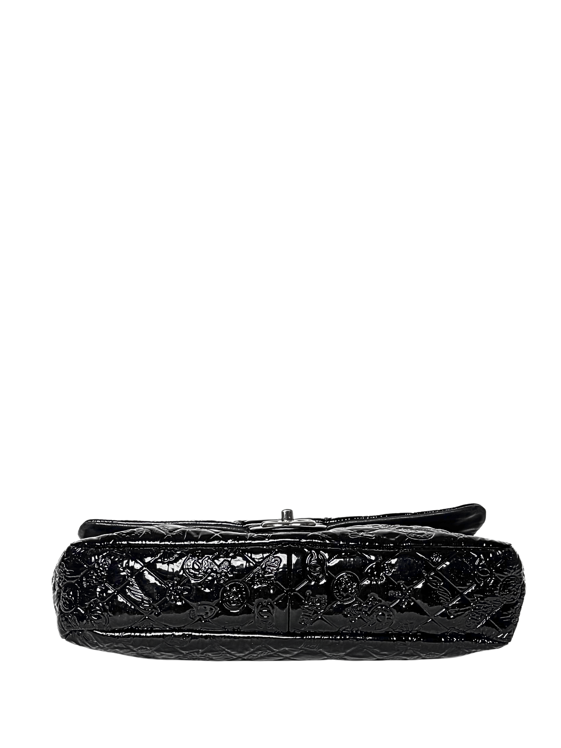 Chanel Lucky Symbols Patent Flap Bag