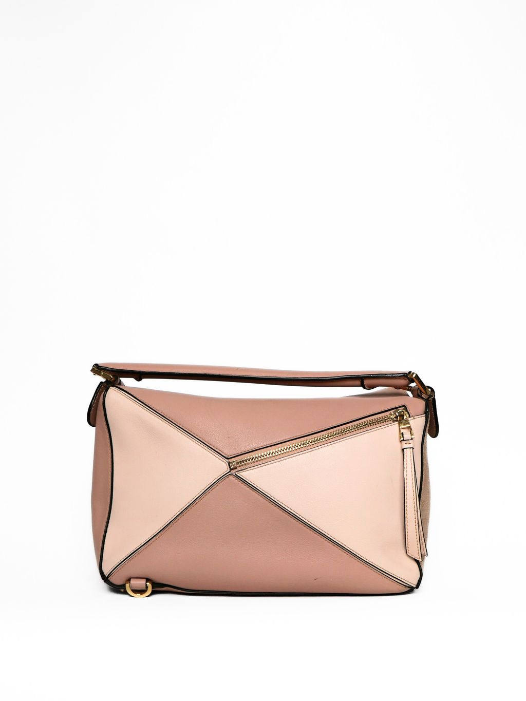 Loewe Small Puzzle Bag in Blush Multi-Tone Leather