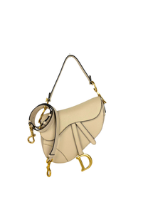 Dior Medium Saddle Bag in Biscuit