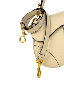 Dior Medium Saddle Bag in Biscuit