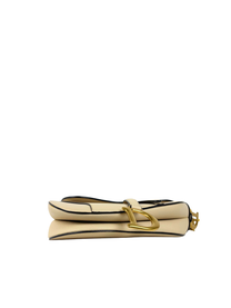 Dior Medium Saddle Bag in Biscuit