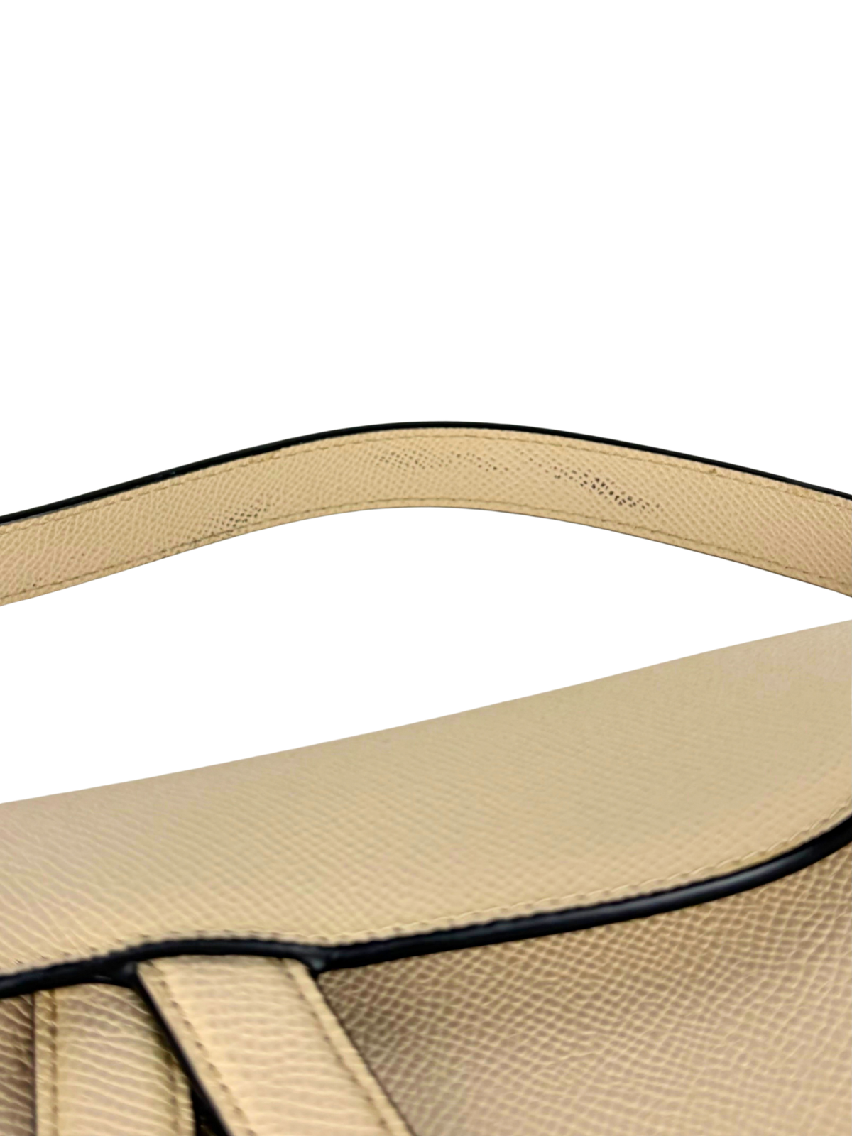 Dior Medium Saddle Bag in Biscuit