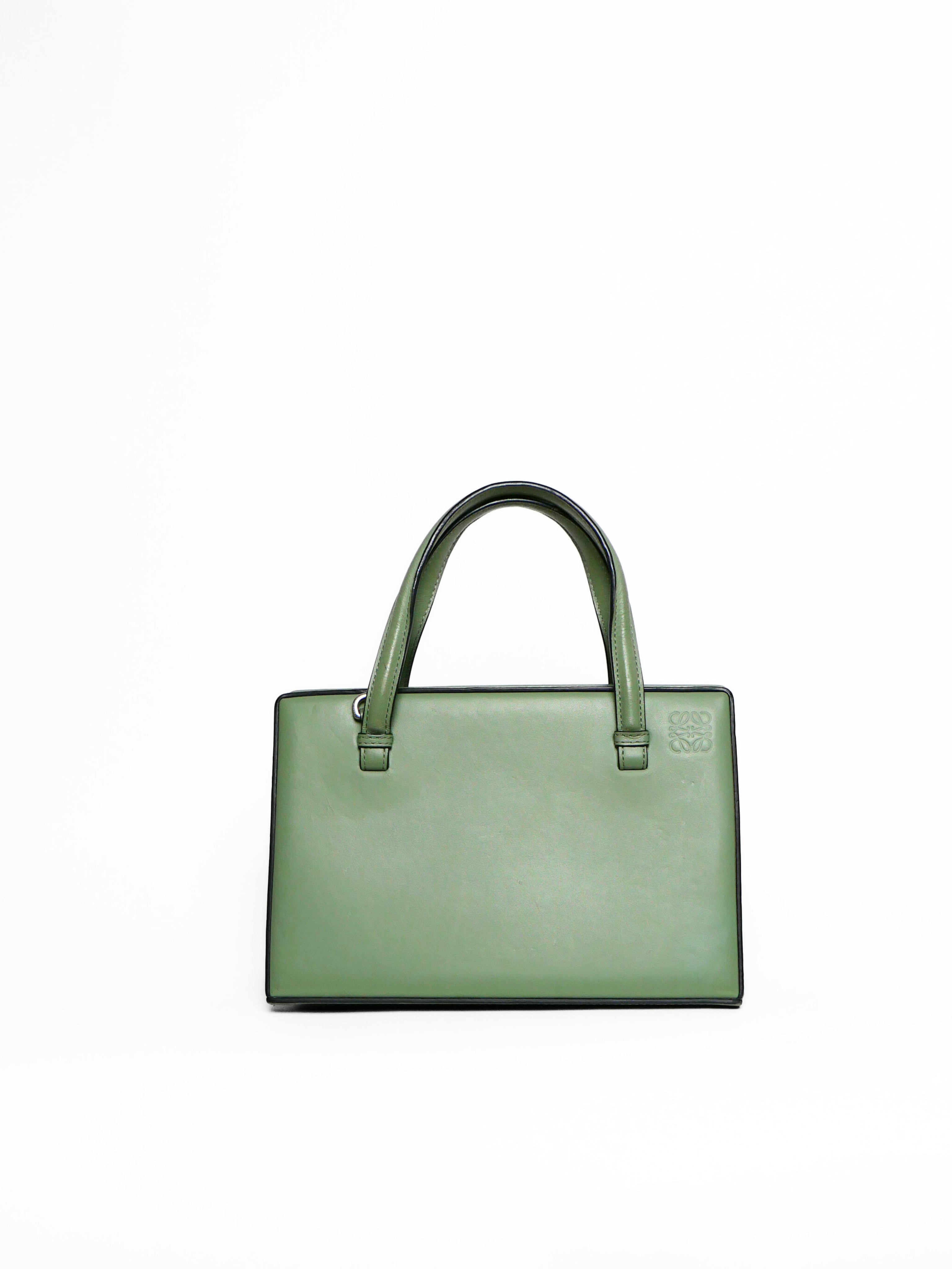 Loewe Postal Bag in Light Moss Green