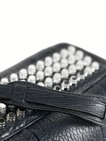 Alexander Wang Leather Rocco Studded Bag Navy