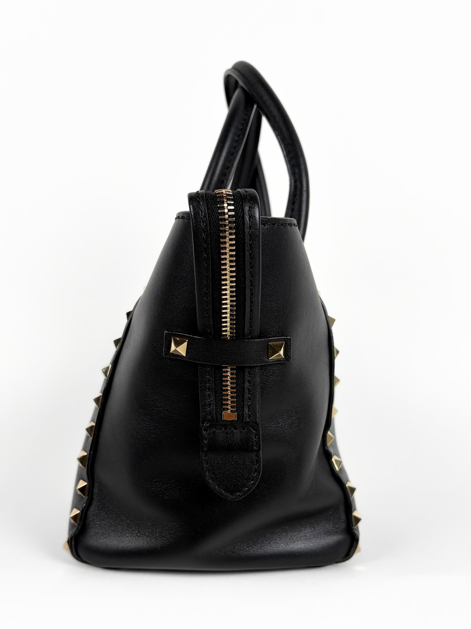 VALENTINO ROCKSTUD TOTE BLACK