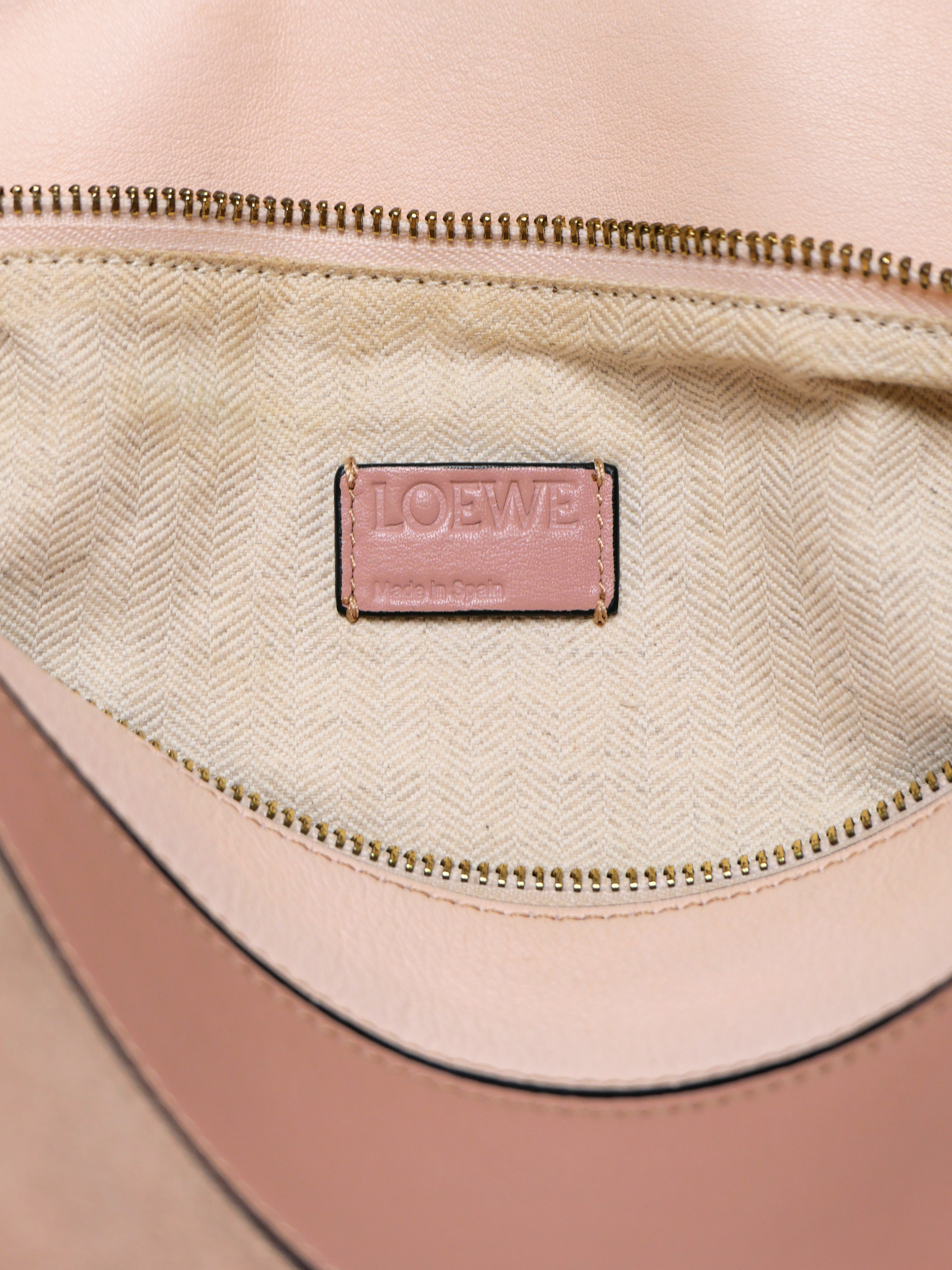 Loewe Small Puzzle Bag in Blush Multi-Tone Leather