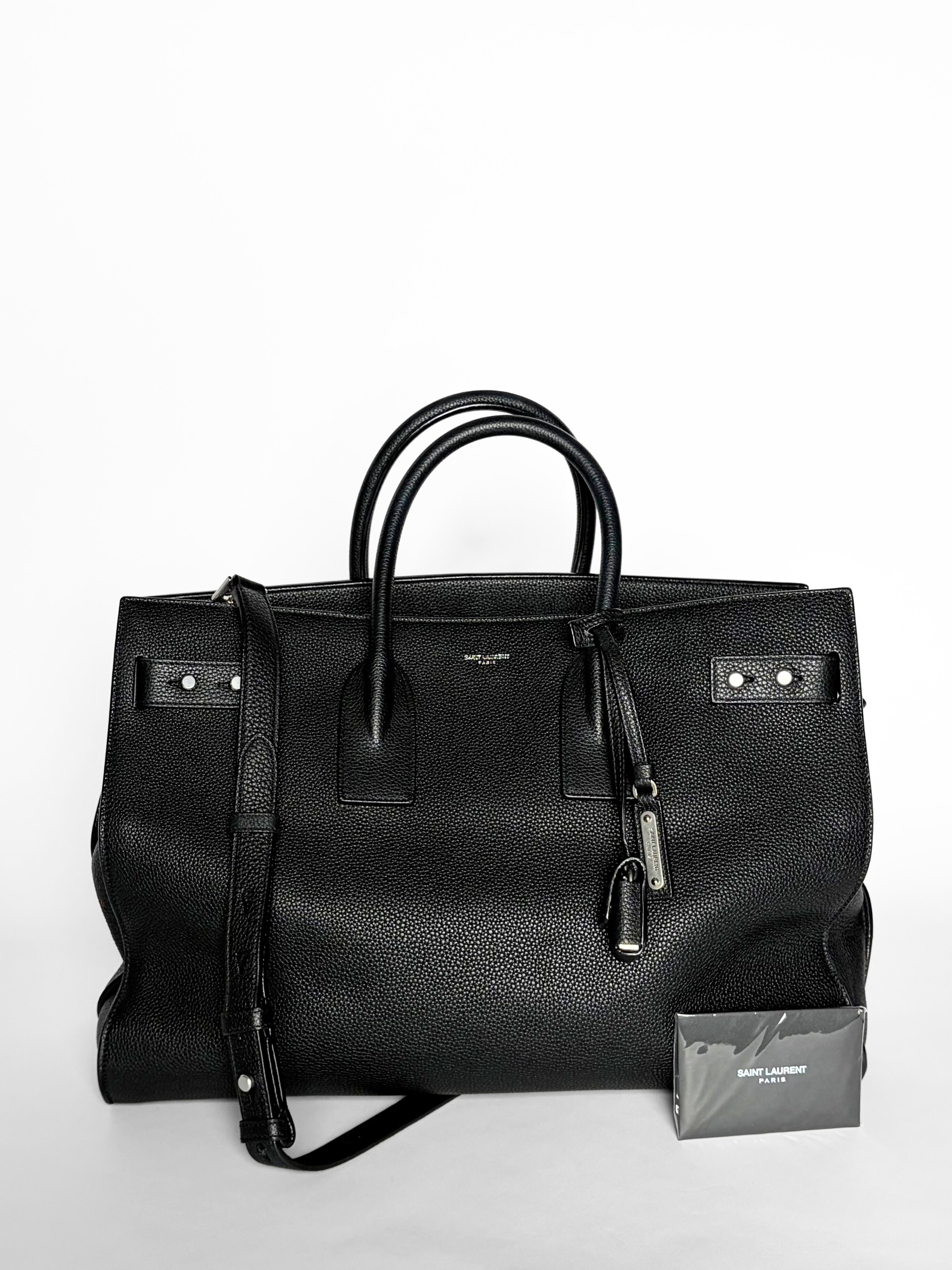 Saint Laurent Sac de Jour Tote Black