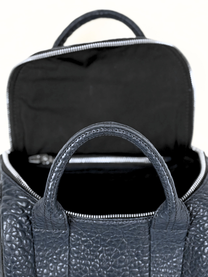 Alexander Wang Leather Rocco Studded Bag Navy
