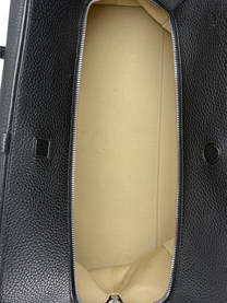 Jacquemus Le Grand Turismo Bag in Black Grained Leather