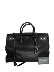 Saint Laurent Sac de Jour Tote Black