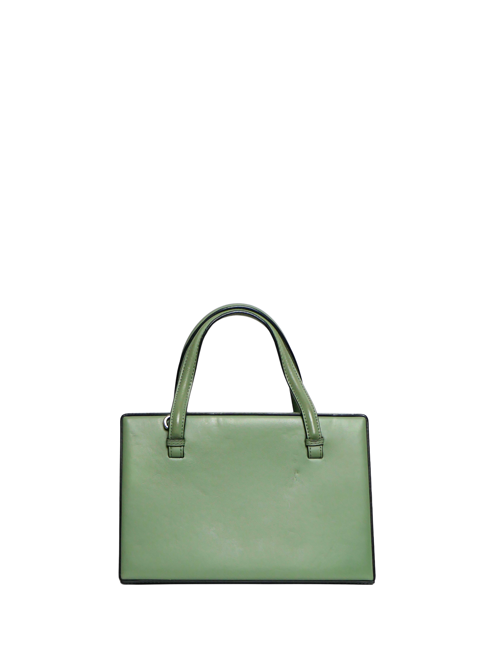 Loewe Postal Bag in Light Moss Green