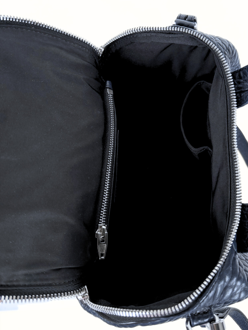 Alexander Wang Leather Rocco Studded Bag Navy