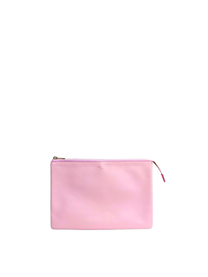 Celine Duo Pink/Orange Leather Pouch