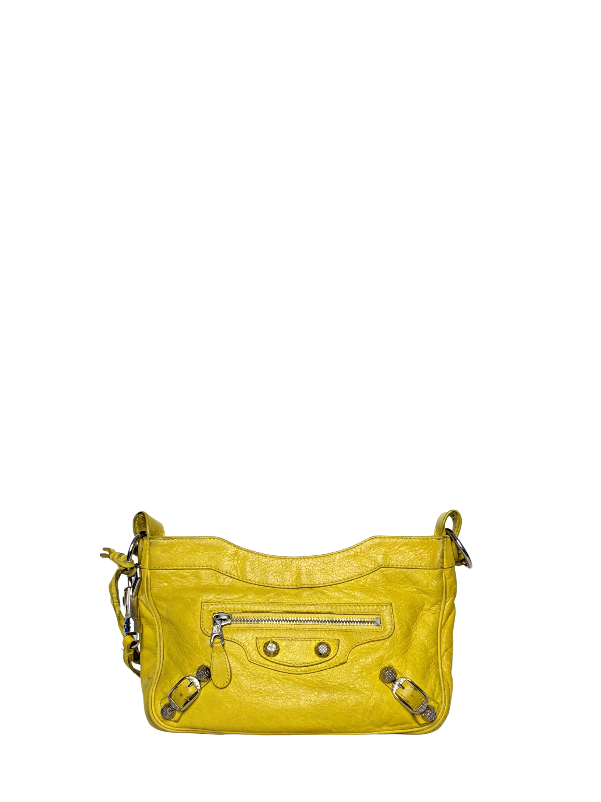 Balenciaga Yellow Motocross Giant 12 Hip Bag