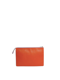 Celine Duo Pink/Orange Leather Pouch